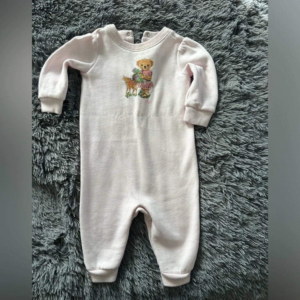 Baby girl Ralph Lauren Bear bodysuit